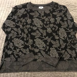 Old Navy Floral Sweatshirt